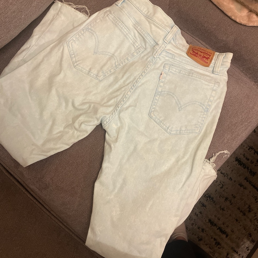 Levi's Light Blue Wedgie Skinny Jeans